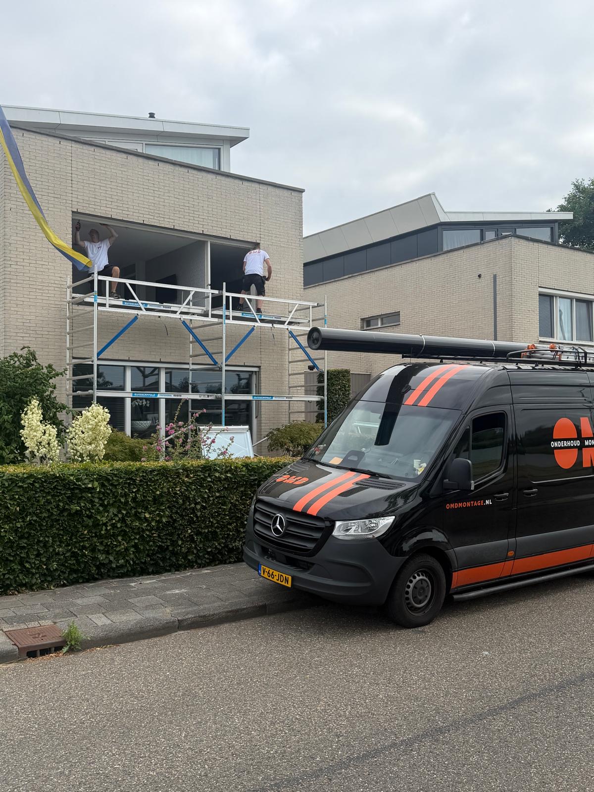 Woning met vernieuwde dakrand