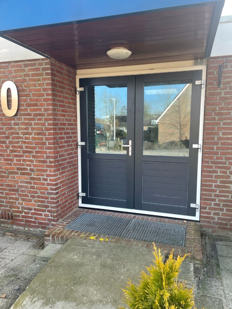 Dubbele deuren met glas