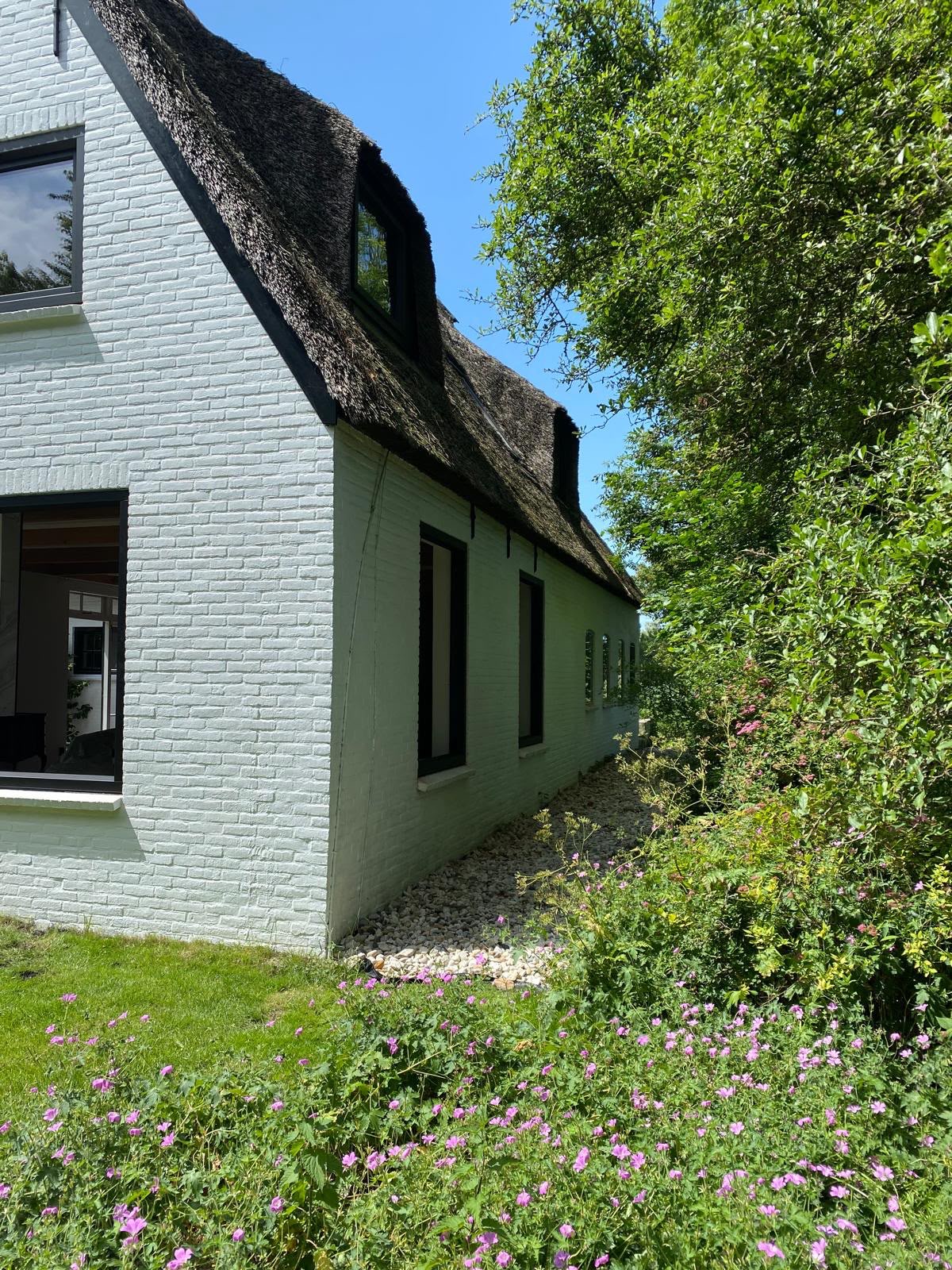 Dakrand van een vrijstaande woning