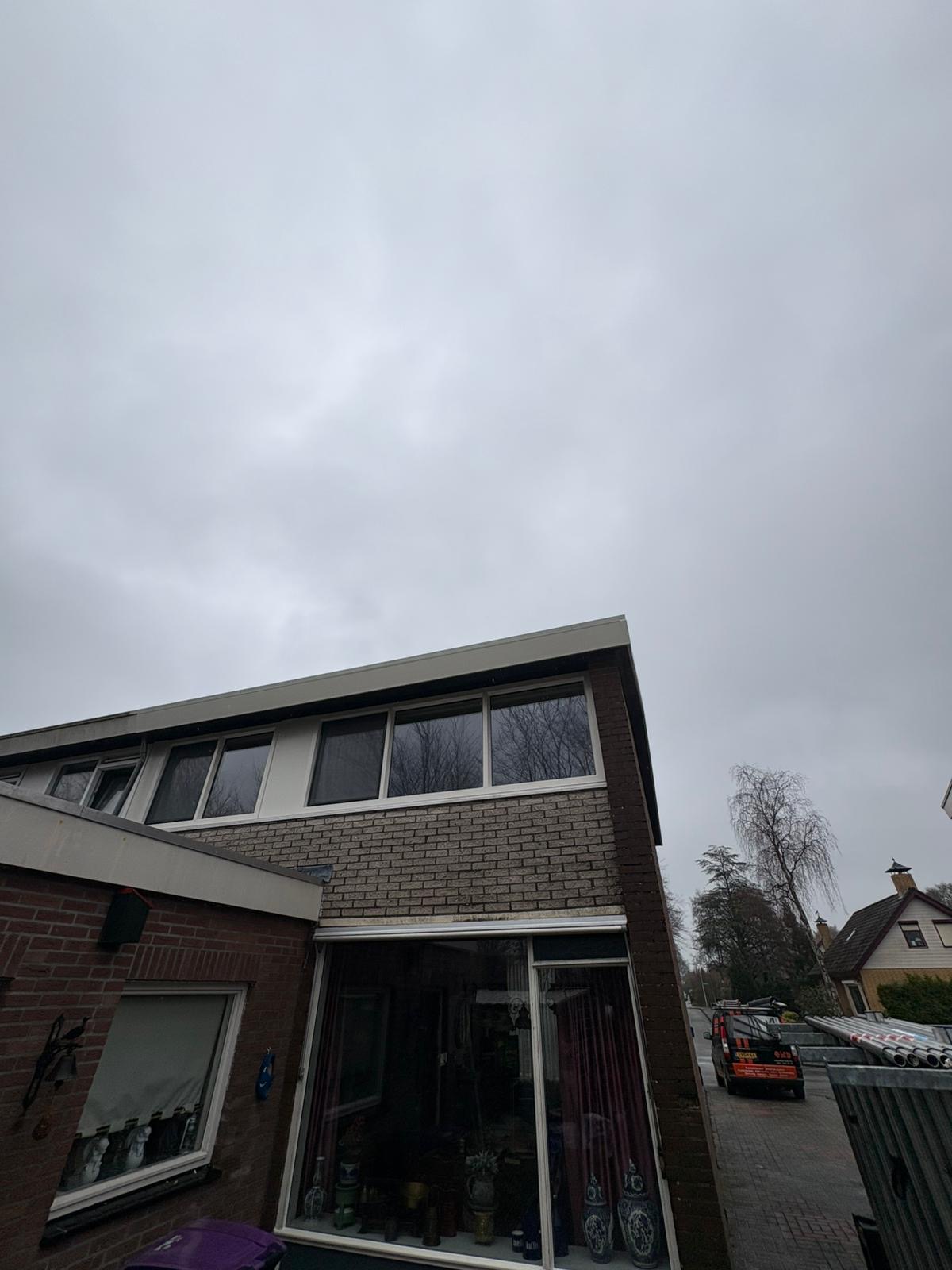 Dakkapel aan de achterzijde van een woning
